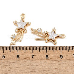 Ottone micro spianare pendenti zirconi&nbsp;KK-C115-15G-01