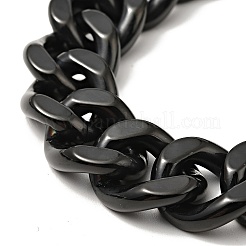 Panzerkettenarmband aus 304 Edelstahl mit Wolfsverschluss für Männer und Frauen&nbsp;BJEW-E009-17EB