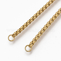 Braccialetti scorrevoli regolabili in acciaio inossidabile 304 con placcatura ionica (ip)&nbsp;X-STAS-T050-030G