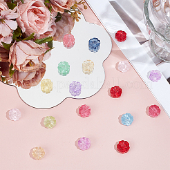180pcs 12 Farben transparente Glasperlen&nbsp;DGLA-ME0001-01