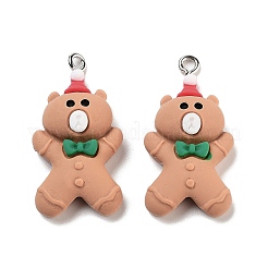 Pendentifs en résine opaque sur le thème de noël&nbsp;RESI-N039-110