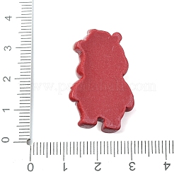 Undurchsichtige Cabochons aus Kunstharz mit Tiermotiv&nbsp;RESI-Z051-01C