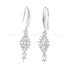 925 gancio per orecchini in argento sterling rodiato&nbsp;STER-D035-36P