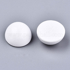 Cabochons en bois blanc peint à la bombe&nbsp;WOOD-TAC0001-23B