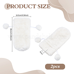 Decorazione per borsa copribottiglia di vino in peluche&nbsp;AJEW-WH0348-986B
