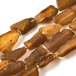 Fili di perle di ambra naturale grezza&nbsp;G-B125-C01-02
