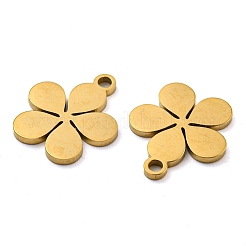 Breloques en acier inoxydable chirurgical 316 avec placage ionique (ip)&nbsp;X-STAS-E213-01G
