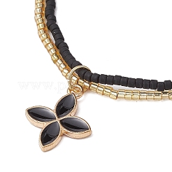 Set di bracciali e collane con perline di vetro&nbsp;SJEW-MZ00007-02