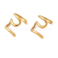Manschettenohrringe aus Edelstahl 304&nbsp;EJEW-L313-01G
