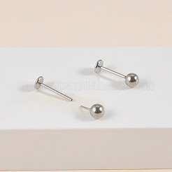 Orecchini a cartilagine tondi piatti in acciaio inossidabile 304&nbsp;WG9004D-09