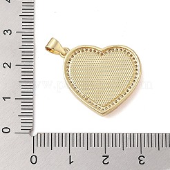 Pendentifs en laiton zircon cubique transparent&nbsp;KK-I712-51G-07