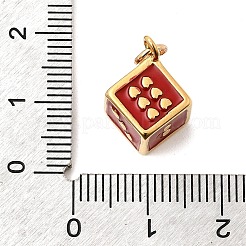 304 Edelstahl-Emaille-Anhänger&nbsp;STAS-P431-25G-01
