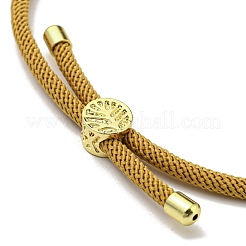 Fabrication de bracelets en cordons de nylon adaptés aux breloques de connecteur&nbsp;AJEW-P116-01G-16