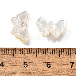 Natürlichen weißen Muschelperlen&nbsp;BSHE-Z008-01