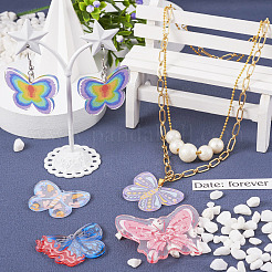 Kit fai da te per fare orecchini a farfalla&nbsp;DIY-TA0005-24