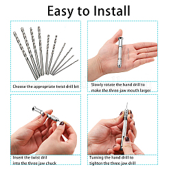 Juego de herramientas rotativas de brocas de mano&nbsp;TOOL-WH0021-71