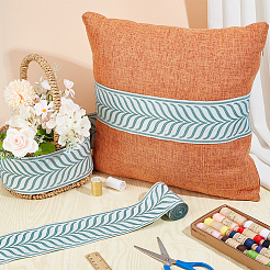Ruban feuille jacquard polyester 5 m&nbsp;OCOR-OC0001-60A