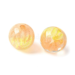 Perles acryliques transparentes bicolores&nbsp;OACR-D304-02E