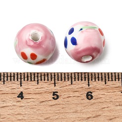 Perles en porcelaine manuelles&nbsp;PORC-A034-03
