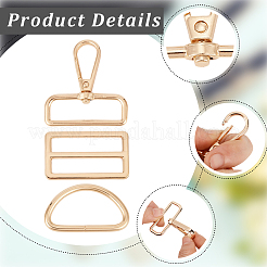 5 Beutel-Sets aus D-Ringen&nbsp;DIY-CL0001-81