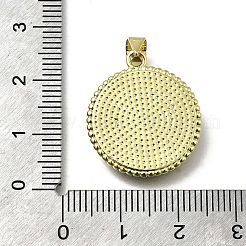 Colgante micropavé cubic zirconia de latón&nbsp;KK-C090-05A-01