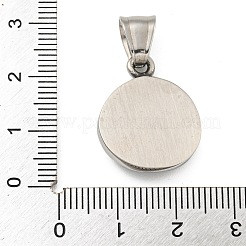Pendenti in acciaio inossidabile 304 in stile tibetano&nbsp;STAS-M334-24AS-1