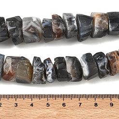 Natürliche gebänderte Achatperlenstränge&nbsp;G-K381-B01