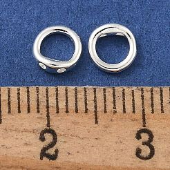 Messingring-Charm-Verbindungsstücke&nbsp;X-KK-P284-06S