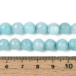 Tinti bianco naturale perle di giada fili&nbsp;G-T139-8mm-60-14