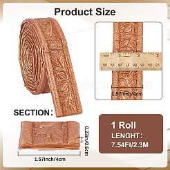 1 bordure de papier peint autocollante imperméable en mousse PVC 3D&nbsp;PAAG-CP0001-01B