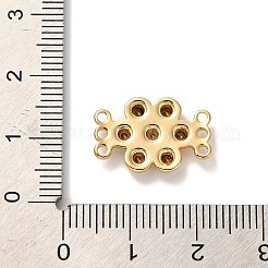 Mehrsträngige Glieder aus Messing mit klarem Zirkonia&nbsp;KK-H496-11G