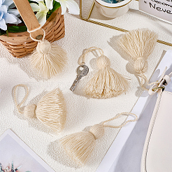 6 pz di decorazioni pendenti con nappe in fibre acriliche&nbsp;HJEW-CP0001-31A