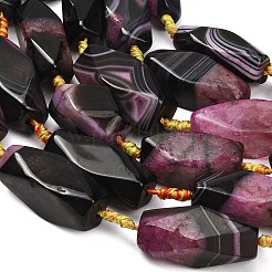 Chapelets de perles d'agate naturelle&nbsp;G-A321-B01-01A