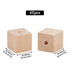 Perline di legno naturale&nbsp;WOOD-PH0008-98