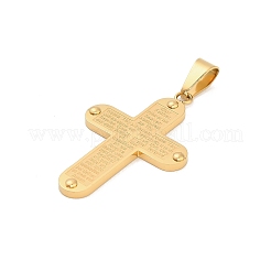 Pendentifs en acier inoxydable 304&nbsp;STAS-C142-01G