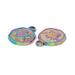 Pendentifs en acier inoxydable 304 avec placage ionique (IP)&nbsp;STAS-K242-08M