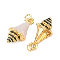 Ciondoli smaltato in ottone&nbsp;KK-CBA3297-04A-G02