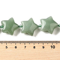 Natürlichen grünen Aventurin Perlen Stränge&nbsp;G-U023-C01-02
