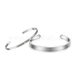 Aluminium-Armbandrohlinge&nbsp;DIY-H134-01A-P