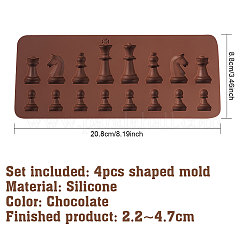 Silikonform in Schachform&nbsp;PH-DIY-WH0072-21