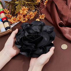 Broches en polyester à fleurs&nbsp;JEWB-WH0001-47P-01