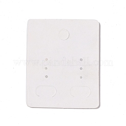 Carte d'affichage de boucle d'oreille en papier rectangle avec trou de suspension&nbsp;CDIS-C004-01D
