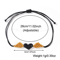 Geflochtene Armbänder aus Fasern und Polyesterfäden für Damen&nbsp;EL4144-1