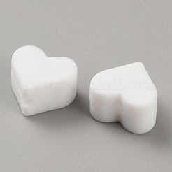 Perline in silicone ecologico per uso alimentare a forma di cuore&nbsp;SIL-WH0013-56A