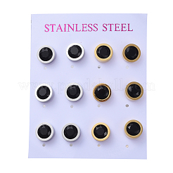 Ohrstecker aus 304 Edelstahl&nbsp;STAS-D0001-06B