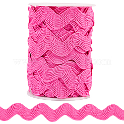 Ruban de bordure en dentelle ondulée en polyester de 9.7~10 mètre&nbsp;OCOR-GF0004-55B