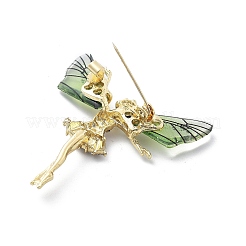 Engelsbrosche aus Kristall und Strass&nbsp;JEWB-C037-08G