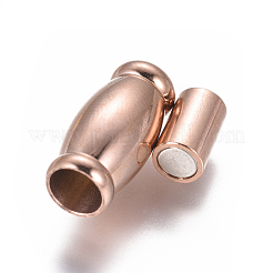 Fermoirs magnétiques en acier inoxydable 304 avec emembouts collées&nbsp;STAS-G203-04RG-A