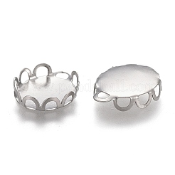 Montature per cabochon in acciaio inossidabile 304 anti-ossidazione&nbsp;STAS-P249-13B-P
