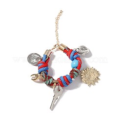 Bracelets à breloques en alliage de style bohème&nbsp;FS-WG9F5EE-01